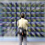 Look at a stock price board