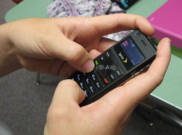 High School estimates that 85 percent of students have cell phones