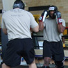Two Soldiers Spar