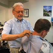 Gene Buchan, owner of Gene's Master Cuts 