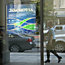A woman walks by a Wachovia branch