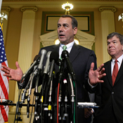 Reps John Boehner and Roy Blunt 