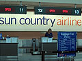 Sun Country check-in counter
