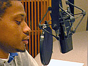 In the studio