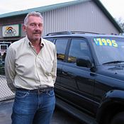 Used car salesman Morton McArthur 