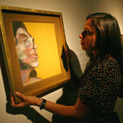 Christie's employee and Francis Bacon painting 