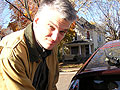 Chris Duffrin plus in the HourCar Prius