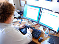 Joe Konstan at his computer