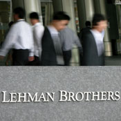 Lehman Brothers sign 