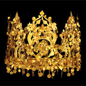 Gold crown dating from the first century A.D. 
