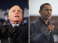 McCain and Obama campaigning
