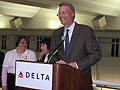 Delta president Ed Bastian visits the Twin Cities