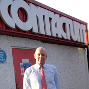 Roger Piepenstock, boss of electrical accessories manufacturer called CONTACTUM. Piepenstock does not believe that Britain's bank rescue package will work.