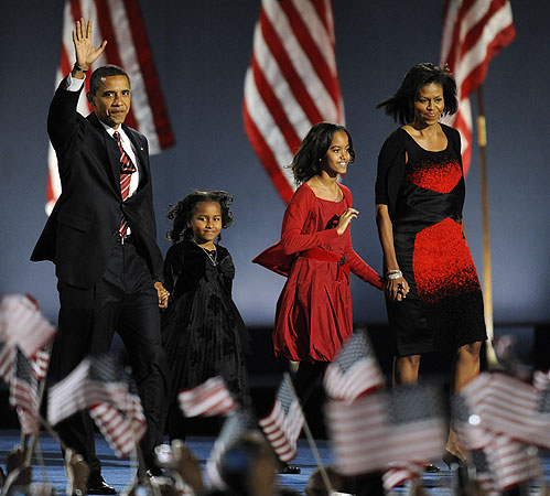 president obama and family. President-elect Barack Obama