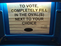 incompleted ballot