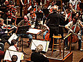 Orchestra rehearses