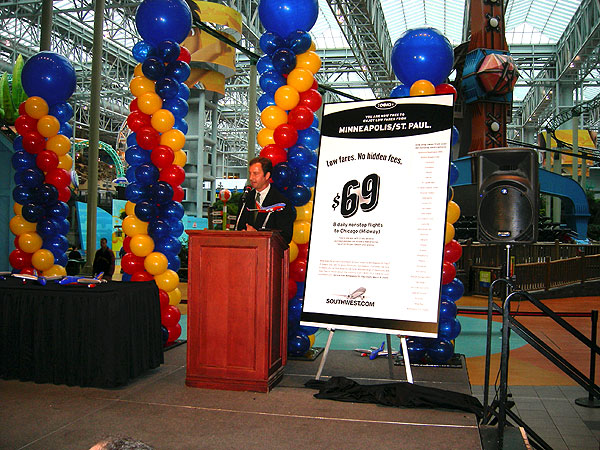 Southwest airlines reveals new