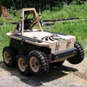 The Landshark, a bomb-diffusing robot 