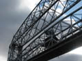 Duluth's aerial bridge up close