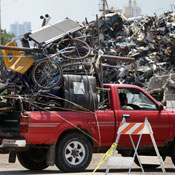 A truckload of scrap 