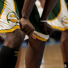 SuperSonics being trounced by the Denver Nuggets.