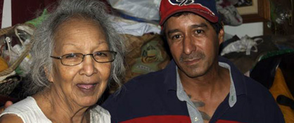 Mel Gonzales' roof was destroyed by Hurricane Ike