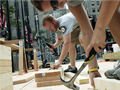 Americorps building homes
