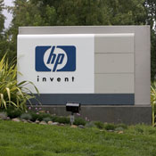 Hewlett-Packard logo 