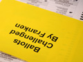 Contest ballots