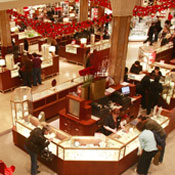 Shopping inside Macy's NYC 