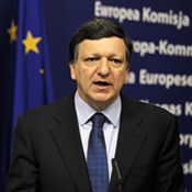 Belgian PM Yves Leterme and Jose Manuel Barroso 