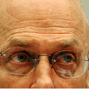 Eyes of U.S. Treasury Secretary Henry Paulson 