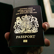 A U.K. passport 