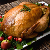 A succulent (possibly kosher) turkey 