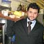 Adrian Murcia with cheese board