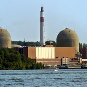 The Indian Point nuclear power plant 