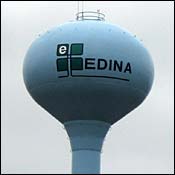 The Edina water tower 