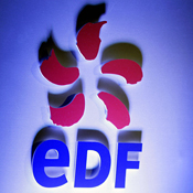 Logo for French energy company EDF 