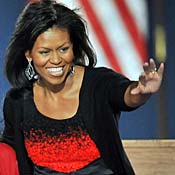 Michelle Obama on Election Night 