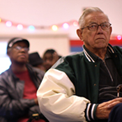 Retired UAW workers in Detroit 