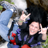 Paula Pisani Bungee Jumping