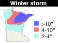 Snow on the map