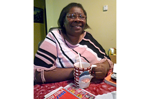 
                    Charnita Monday is ready for the holidays. It's the first Christmas she'll spend with her sister in years.
                                            (Desiree Cooper)
                                        