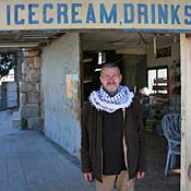 Shopkeeper near the Sebastia ruins entrance 