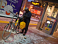 Paul Stewart starts his commute in Minneapolis