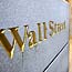 A Wall Street sign