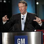 General Motors Chairman and CEO Rick Wagoner 