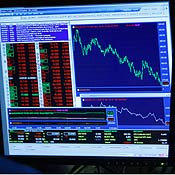 The Dow plunges 