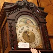 A stylish grandfather clock 