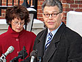 Franken declares victory